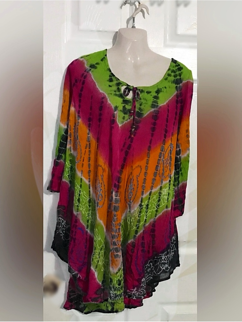 Multicolor Tie-Dye Women's Top
